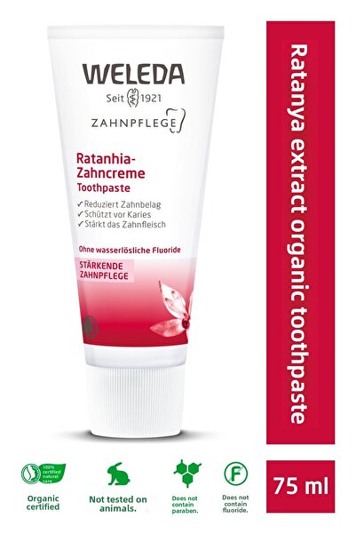 Weleda Ratanya Extract Organic Toothpaste 75 ml