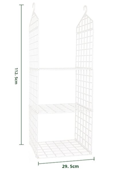 BALATLI Padded Closet Organizer Plastic Shelf Organizer