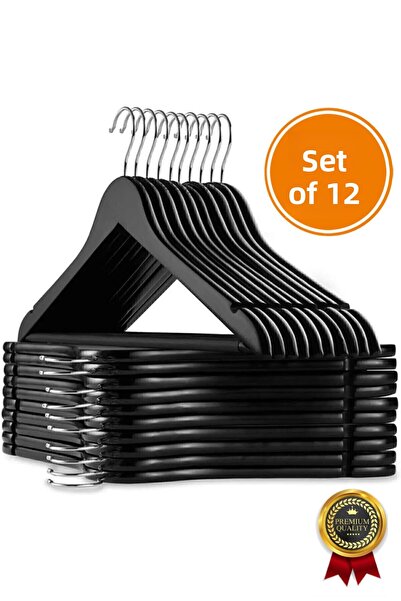 Black Gold 12 bucăți de haine din plastic cu aspect de lemn negru - O calitat...