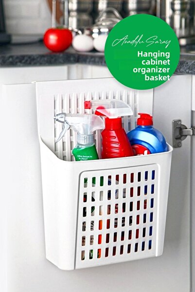 Anadolu Saray Çarşısı Suport pentru detergent pentru dulap agățat multifuncți...