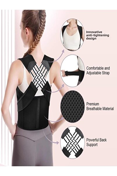 Ankaflex Upright Posture Corrector Corset Kyphosis Scoliosis Posture Corset Adjustable Upright Sitting Corset Unisex
