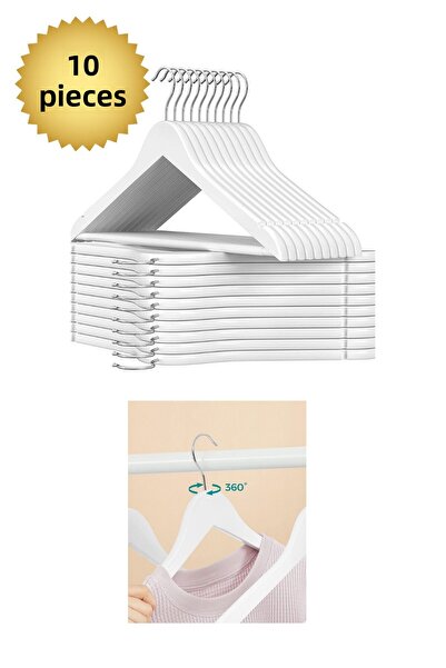 Manken İstanbul 10 buc. Umeraș pentru haine din lemn de calitate Umeraș pentru cămăși Umeraș pentru tricou Umeraș din lemn Umeraș pentru haine