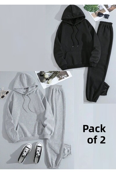 DAXİS Sportwear Company Unisex Hooded 2-Piece Tracksuit Set - DAXİS Sportwear Company