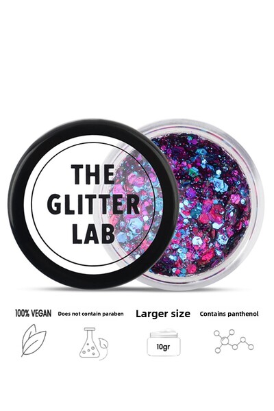 The Glitter Lab جل لامع لامع على شكل سعادة