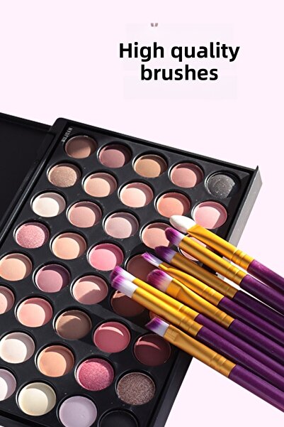 MUJGAN 20-Piece Makeup Brush Set Purple