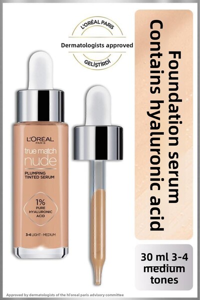 L'Oreal Paris True Match Nude Serum - Fond de ten 3 4 Light Medium