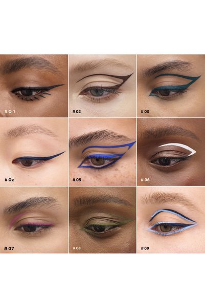 SEPHORA قلم تحديد العيون السائل المطفي من إنتنس إنك 03 فورست جرين Elsbeauty