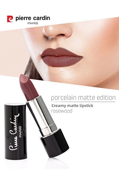 Pierre Cardin أحمر شفاه بورسلين غير لامع - روزوود -199