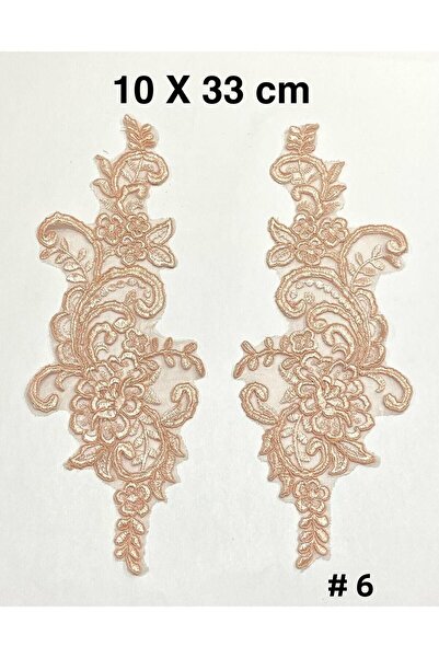 karantuhafiye Guipure Applique / 2 Pack Guipure Applique / Powder Color