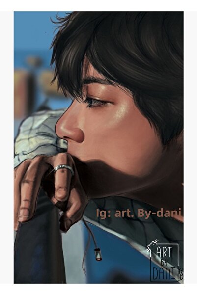 Universal Bts Themed Painting Number 7 Wooden Poster Decorative Code6110