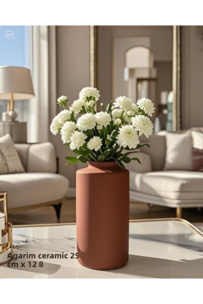 Lui Tasarım Stil boem Culoare crem 25 cm Ceramică simplă Design nordic boem V...