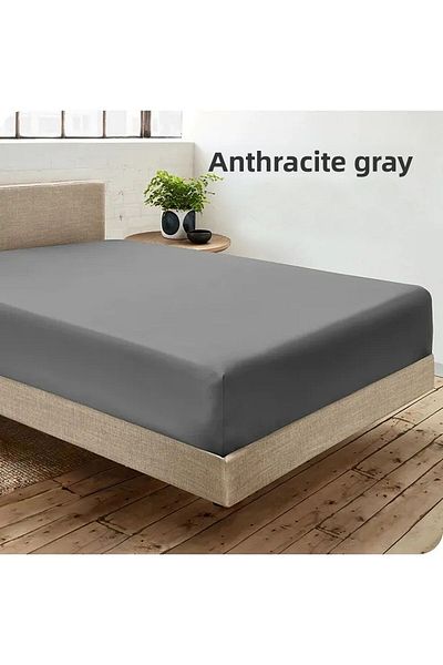 Erays Home 100% Cotton Double 160 X 200 Elastic Sheet Set 30cm Bed Height