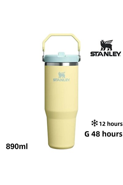 Stanley The Iceflow Flip Straw Thermos Cup with Straw 0.89 Lt Flask Sari