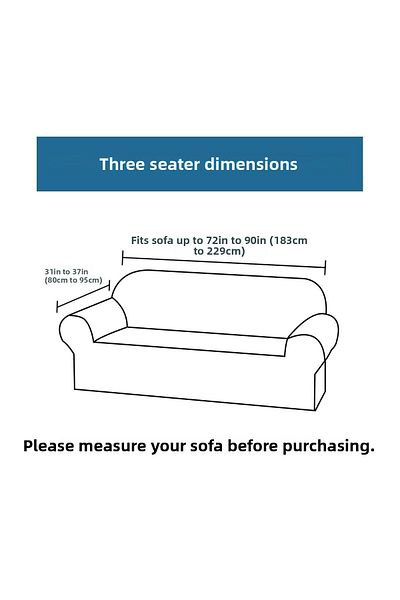 BOSTAN Lycra Sofa, Sofa, Sofa Bed Cover Elastic, Pitikare Pattern3+3+1+1