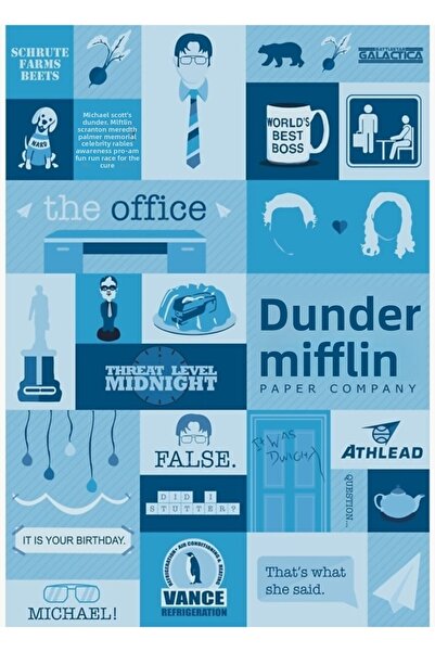 Universal Poster decorativ din lemn pentru birou