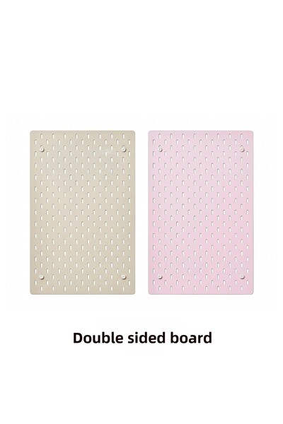 IKEA Skadis Double-Sided Multi-Purpose Board, Beige and Pink, 36X56 cm