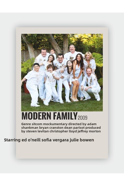 fırsatlar diyarı Poster de perete cu card de informații despre filmul de familie modernă