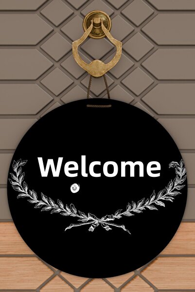 Dormot Home Ornament Modern pentru Ușă - Ramură Inferioară Neagră Top Bun ven...