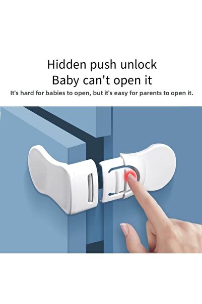 sanal trend 4 τμχ Κλειδαριά λαβής πόρτας Παιδική προστατευτική κλειδαριά Μπαλκόνι Κλειδαριά ασφαλείας πόρτας σπιτιού κρεβατοκάμαρας Ασφάλεια