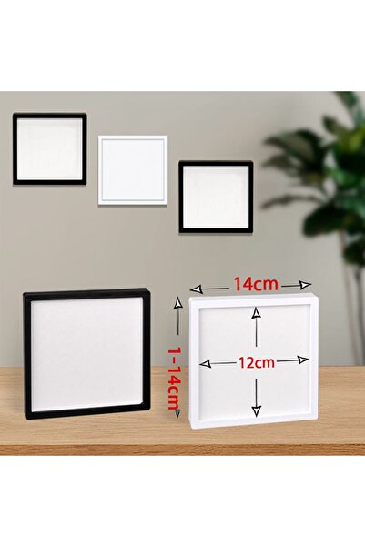 Hediye Kesesi Mother's Day Special Photo Printed Adhesive Detachable White Pola Frames 12x12cm - Pack of 5 Hk2665