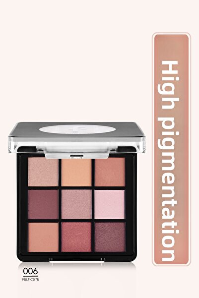 Flormar Mat & Işıltılı Kremsi Far Paleti - Eye Shadow Palette - 006 Felt Cute - 8682536048484