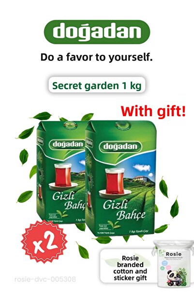 Doğadan عبوة من 2 كيلو شاي غاردن سري 1 كيلو وروزي