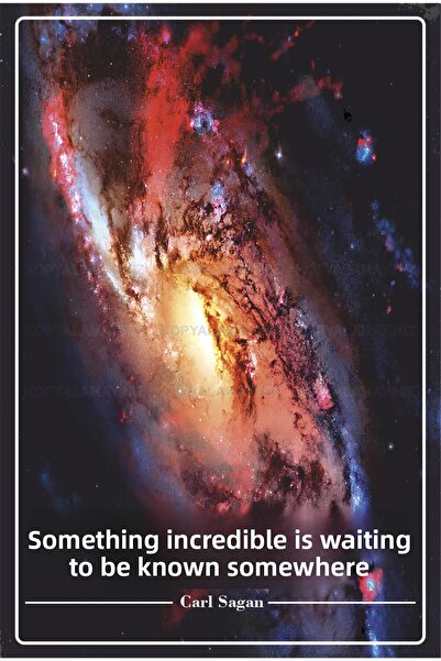 Hayat Poster galaxy space science carl sagan citate decorare acasa pictura re...