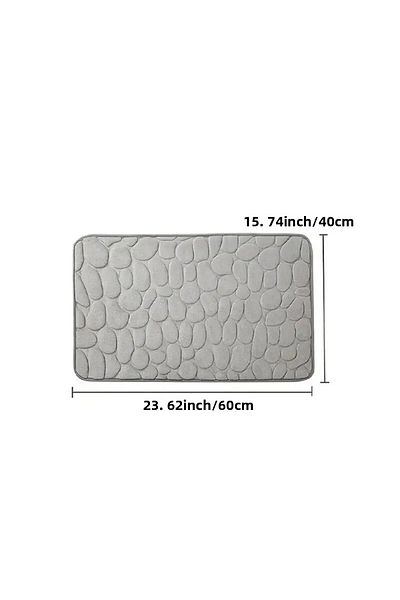 URZ GRUP Memory Anti-Slip Bath Mat Pink
