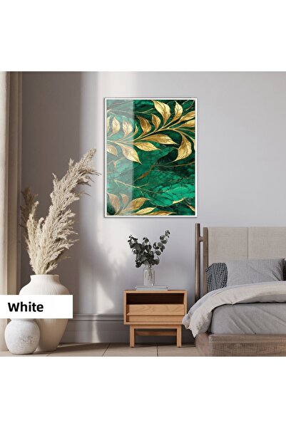 Harikabirev HARİKABİREV | MODELL DE FRUNZE DE AUR VERDE (SMARALD) | TABLA DE ...