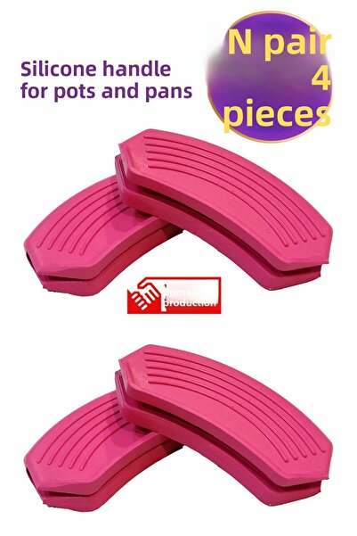 SG Dizayn قفازات سيليكون لمقابض الأواني غير قابلة للالتصاق مقاومة للحريق مقاس 9 × 4 سم ملونة مكونة من زوجين من 4 قطع