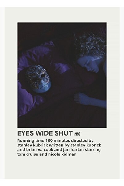 Universal Ochiul închis complet (1999) Poster decorativ din lemn