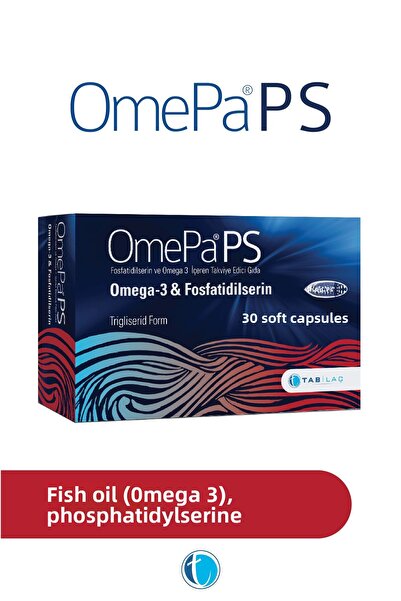 Omepa Ps 30 Soft Capsule Phosphatidylserine Omega 3 Fish Oil