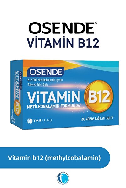 Osende Vitamin B12 30 Sublingual Tablets Methylcobalamin