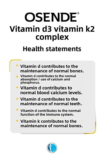 Osende D3K2 Complex Drops 20 ml Vitamin D Vitamin K2 Mk-7 Mk-4