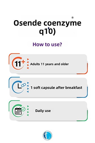 Osende Coenzyme Q10 Ubikinon 30 Soft Capsules