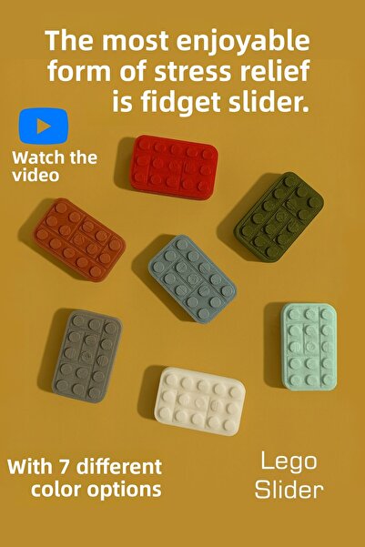 Alfa Tshirt Magnetic Lego New Generation Stress Toy Red Color – Magnetic Fidget Slider