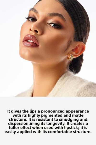 Gaddot Deep - Brown Matte Lip Liner - Long Lasting & Highly Pigmented