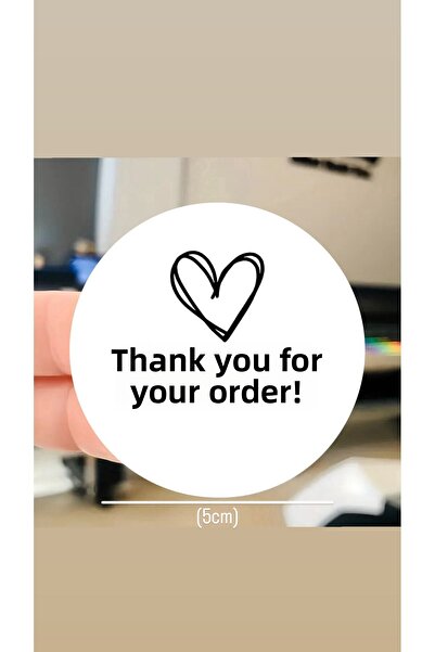sulyra Vă mulțumim pentru comanda dvs. logo 5cmx5cm autocolant rotund adeziv logo