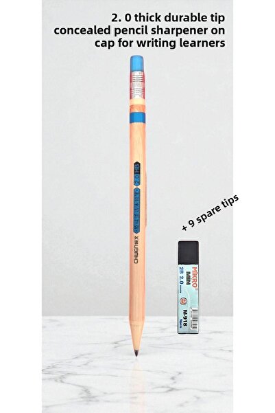 Taros My First Pen 2.0 Thick Nib Pen + 9Pcs Nib for Beginner Writing