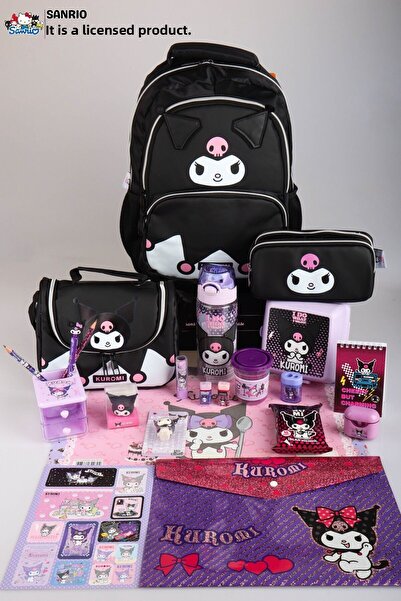 kuromi "مجموعة SHADOW CHIC" للمدرسة، التغذية مع الترمس، والترخيص للموسم الجديد مع DEKOMUS