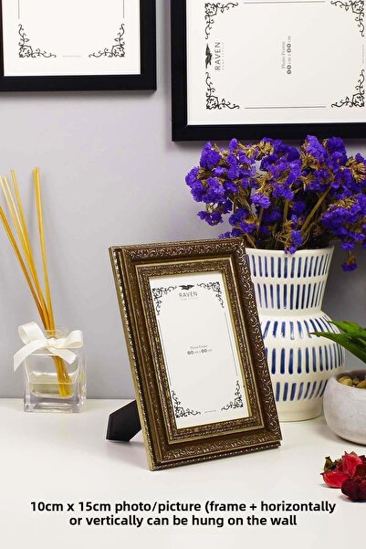Raven 10cm X 15cm Picture, Photo, Document, Poster, Adjustable Stand Frame V