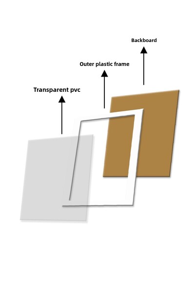 Tooall 10X15 White Frame Set – Empty Wall Frame (Option of 6 or 9)