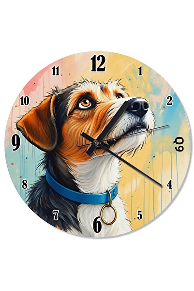 ekart ساعة حائط بتصميم خاص على شكل جرو لطيف