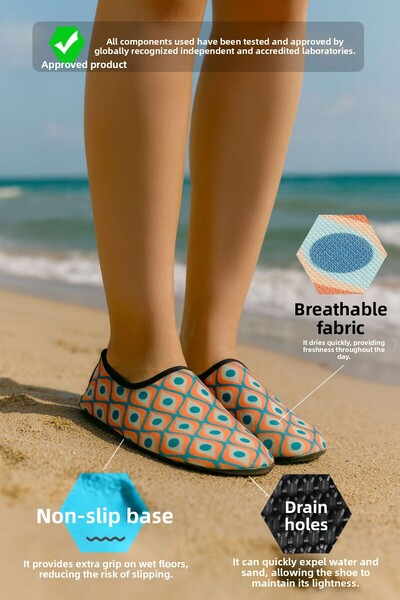 Peluche Αντιολισθητική σόλα Eye Flexible ελαφριά γυναικεία παπούτσια παραλίας πισίνας