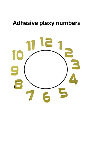 EXİZ TİCARET Numere de ceas din plexiglas, numere și numere pentru ceas de pe...
