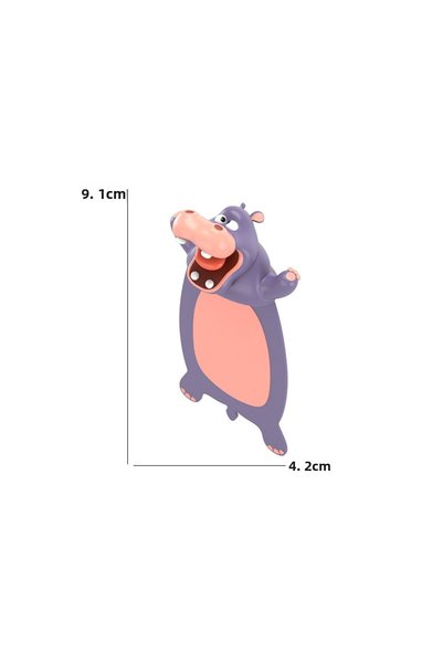 neşe palamudu Cute Hippo Bookmark