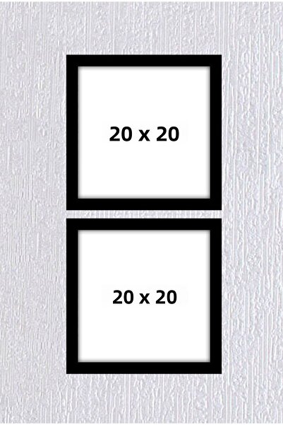 AS TİCARET 2 Rame foto decorative 20x20 cu sticlă PVC