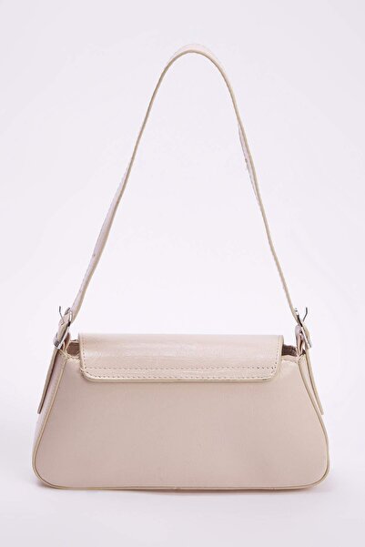 TRENDYOL SHOES Geantă de umăr mini/mică pentru femei Ecru TAKSS25OC00035