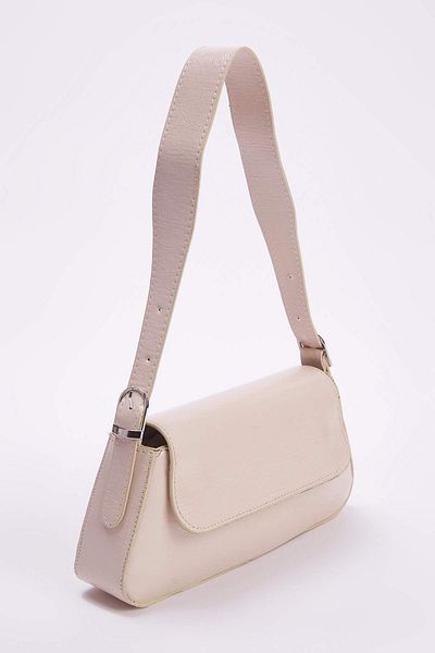 TRENDYOL SHOES Ecru Women's Mini City Shoulder Bag Takss25Oc00035