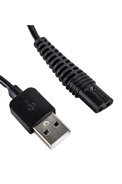 efmues TR-150 sakal tıraş Makinesi şarj kablosu 1 adet USB traş makinesi şarj kablosu